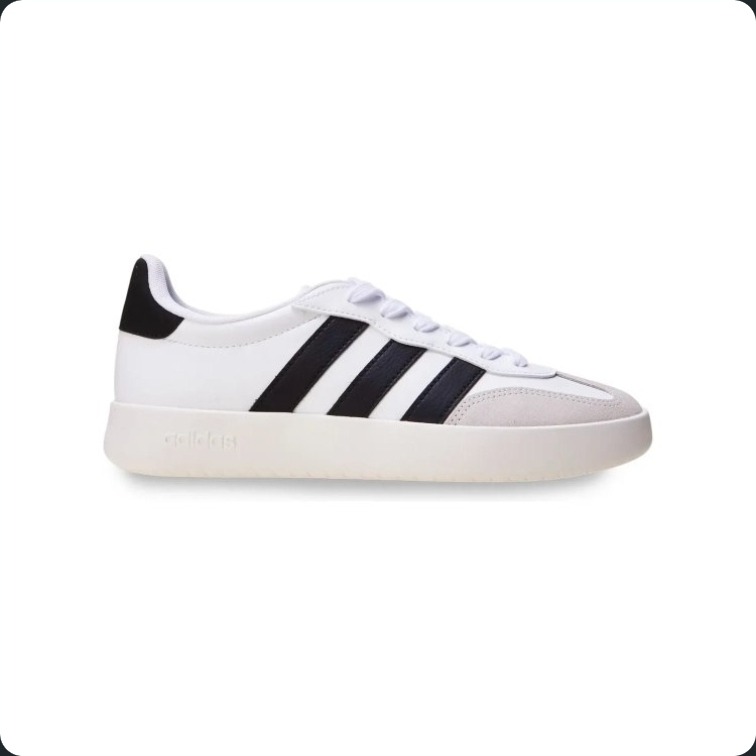 Tênis Masculino Barreda Adidas Branco e Preto